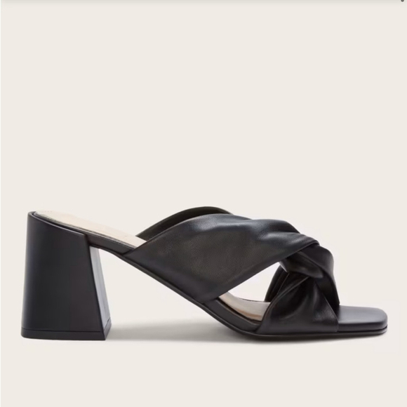 SOLD Everlane The Day Twist Heel Black - Picture 2 of 6